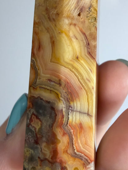 Crazy Lace Agate Tower A -