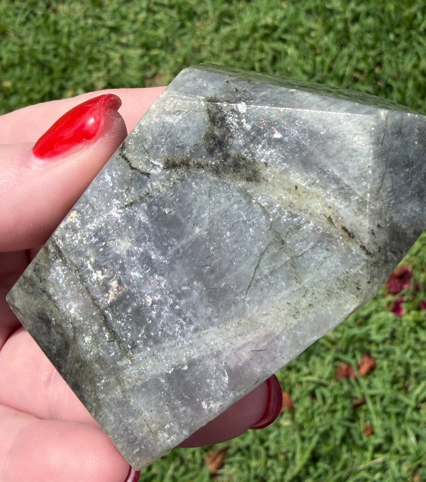 Labradorite Crystal Freeform – Copper Flash | 157g H
