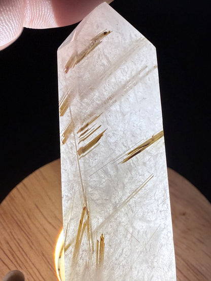 Golden Rutile Quartz Towers