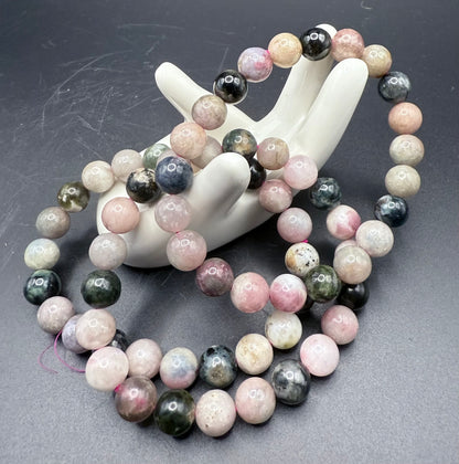Mixed Tourmaline 8mm Bracelet
