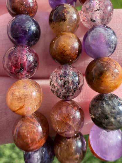 High Quality 6mm Mixed Quartz Bracelet