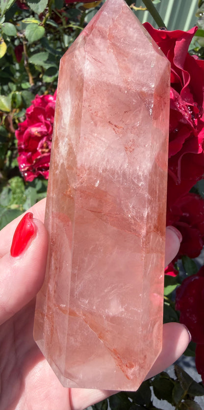 Fire Quartz Tower – 13cm | 355g