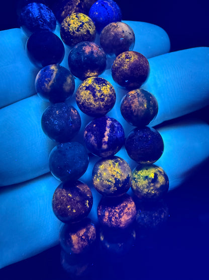 Azurite Lapis Lazuli Bracelet 8mm