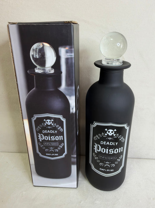 Deadly Poison Glass Potion Bottle