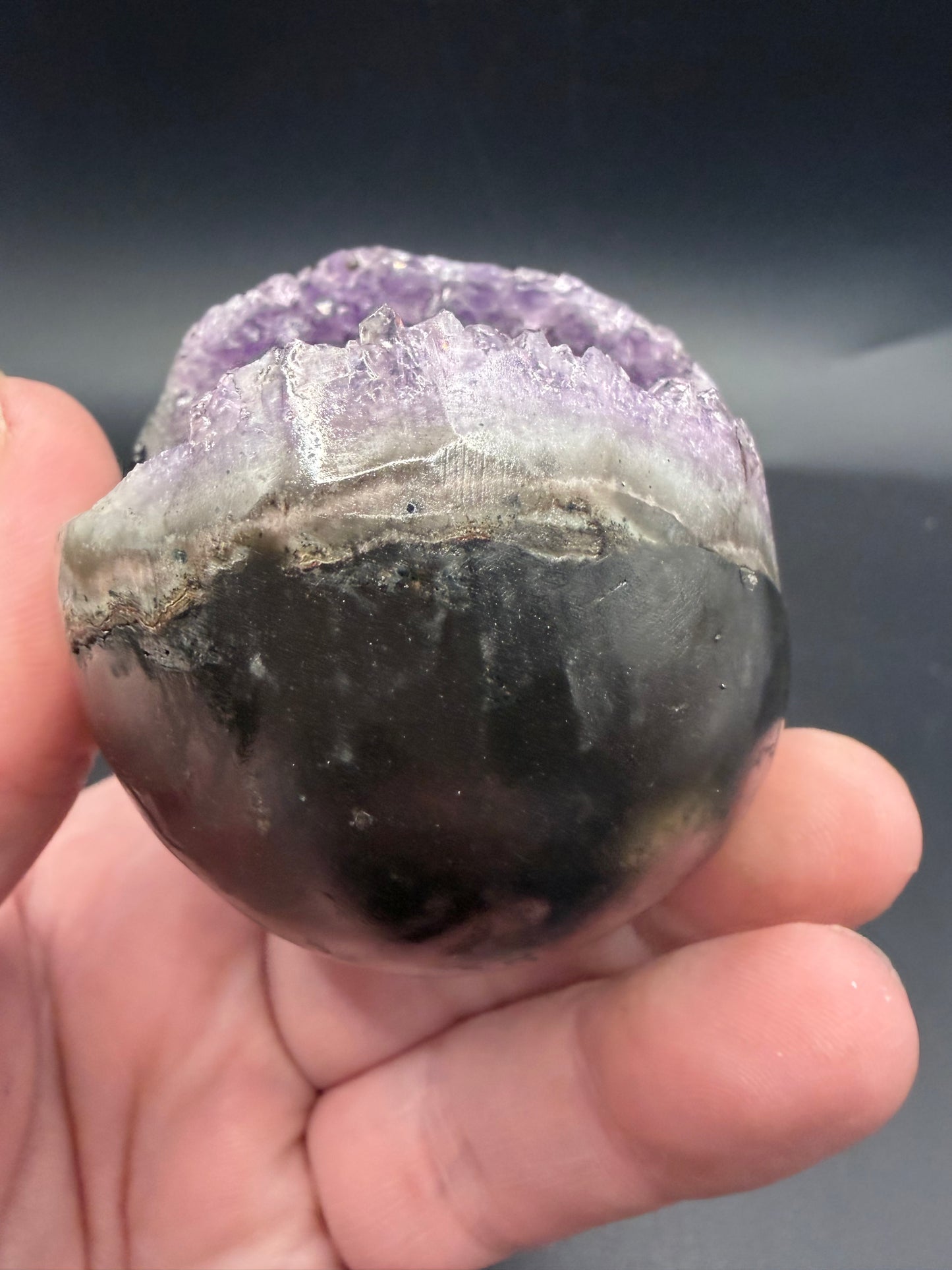 Amethyst Geode Sphere – A Grade A