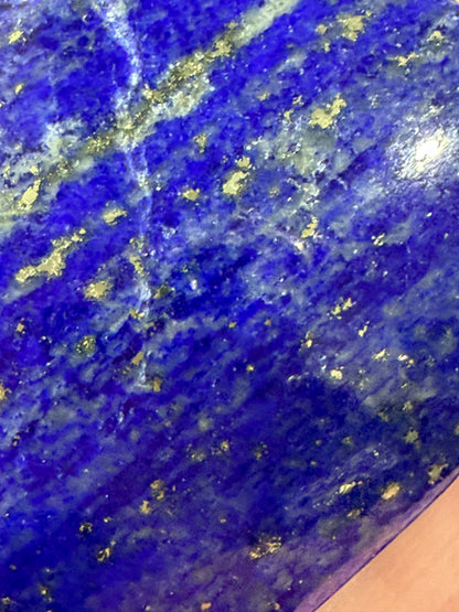 Lapis Lazuli Heart – Deep Blue with Natural Pyrite | 4.4 cm | 61g A