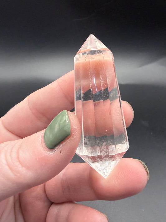 Clear Quartz Vogel Wand – 37 g | 6.1 × 2.3 cm