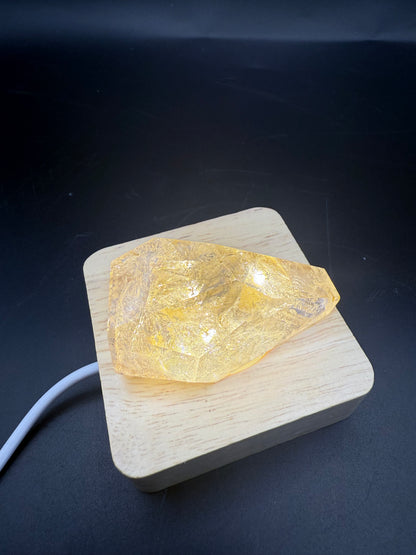 Included Smokey Quartz with Rainbow