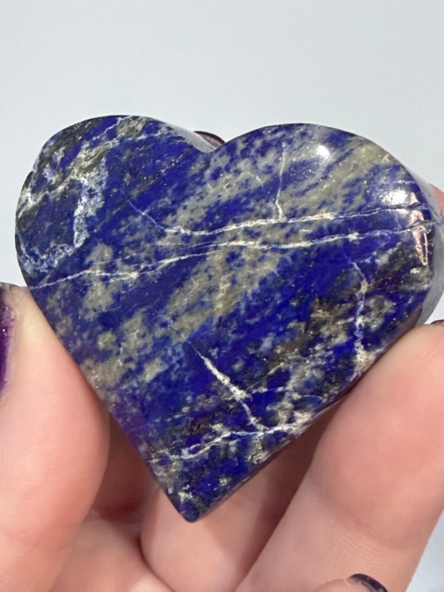 Lapis Lazuli Self-Standing Heart F
