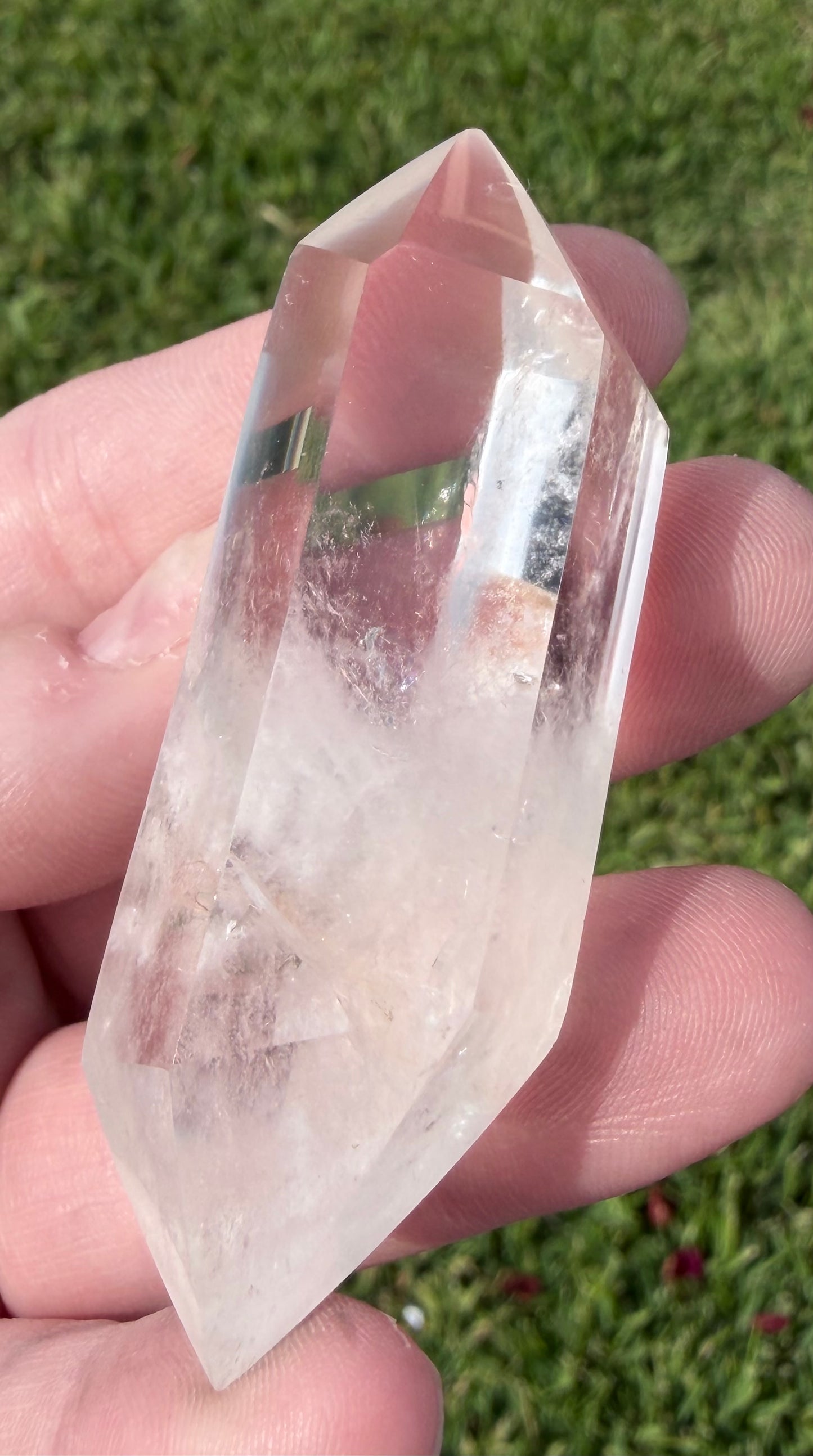 Double Terminated Clear Quartz Point – 7.3cm
