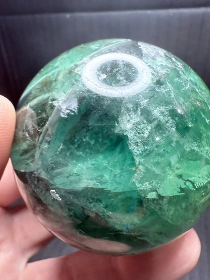 Green Fluorite Sphere