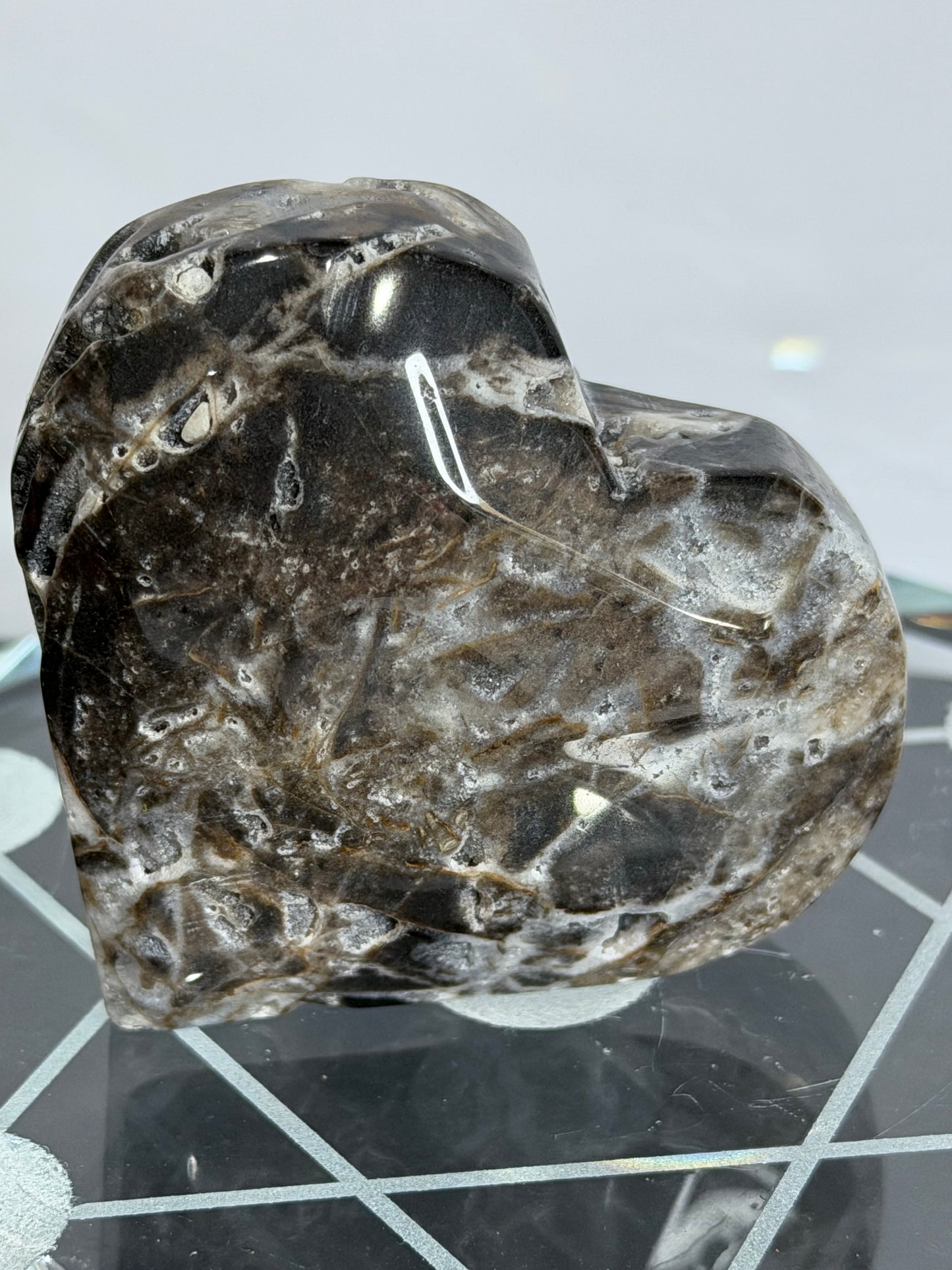 Sphalerite Free-Standing Heart B 6cm