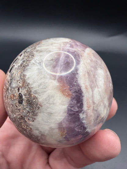 Amethyst & Agate Sphere