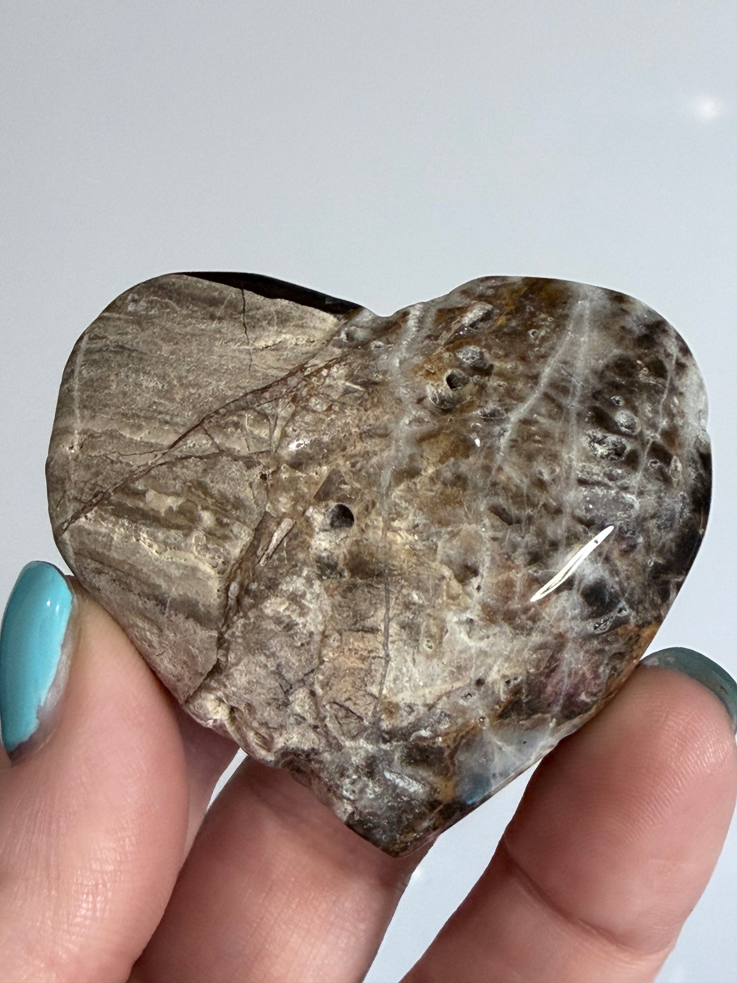 Sphalerite Free-Standing Heart D 5.3cm