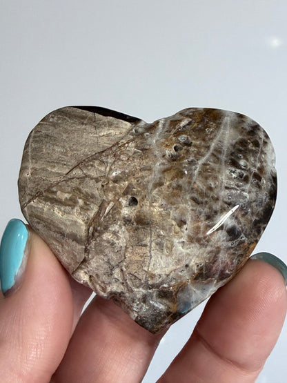 Sphalerite Free-Standing Heart D 5.3cm