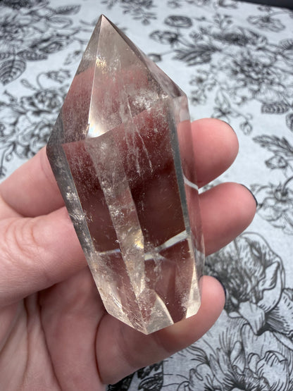Light Smokey Quartz Double Terminated Point with Inclusions (88g)