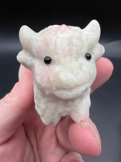 Pink Opal Highland Cow