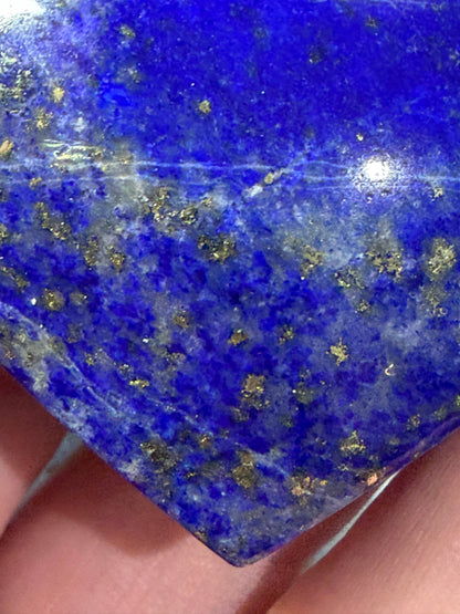 Natural Lapis Lazuli Heart with Pyrite | 4.5 cm | 61g B