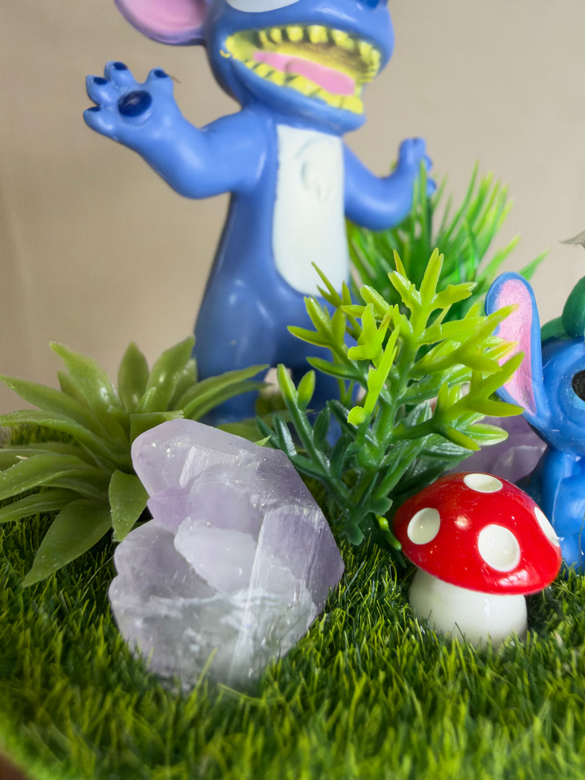 Stitch Crystal Garden with Amethyst – 6cm