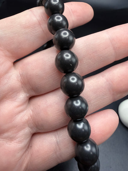 Premium Shungite Bracelet – 10mm Beads