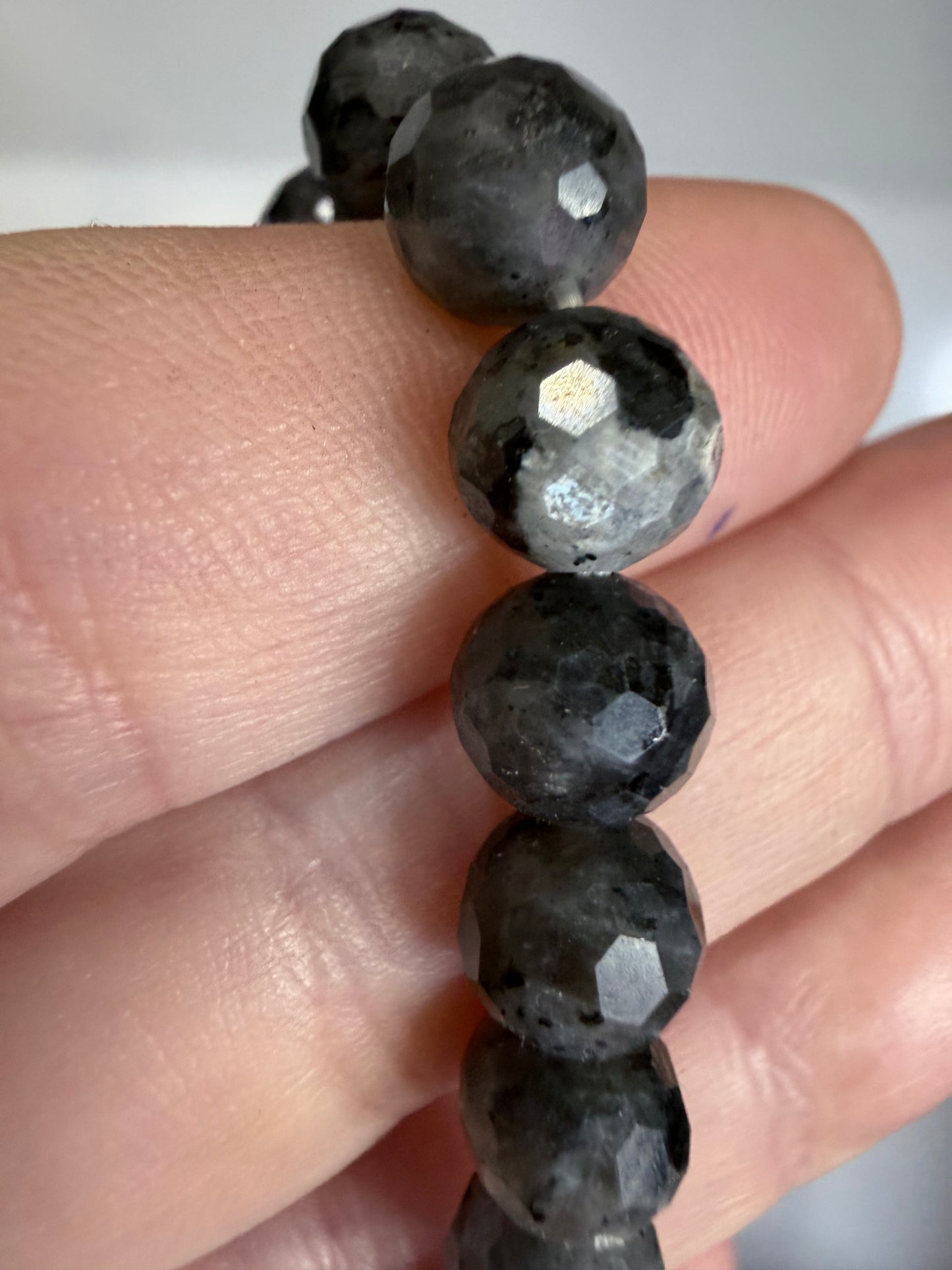 8mm Larvikite Faceted Bracelet

Grounding • Protection • Mental Clarity
