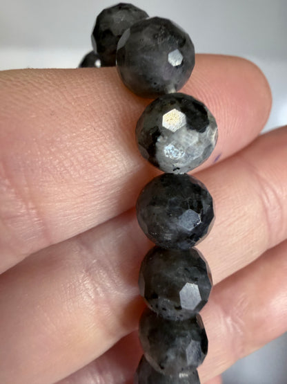 8mm Larvikite Faceted Bracelet

Grounding • Protection • Mental Clarity