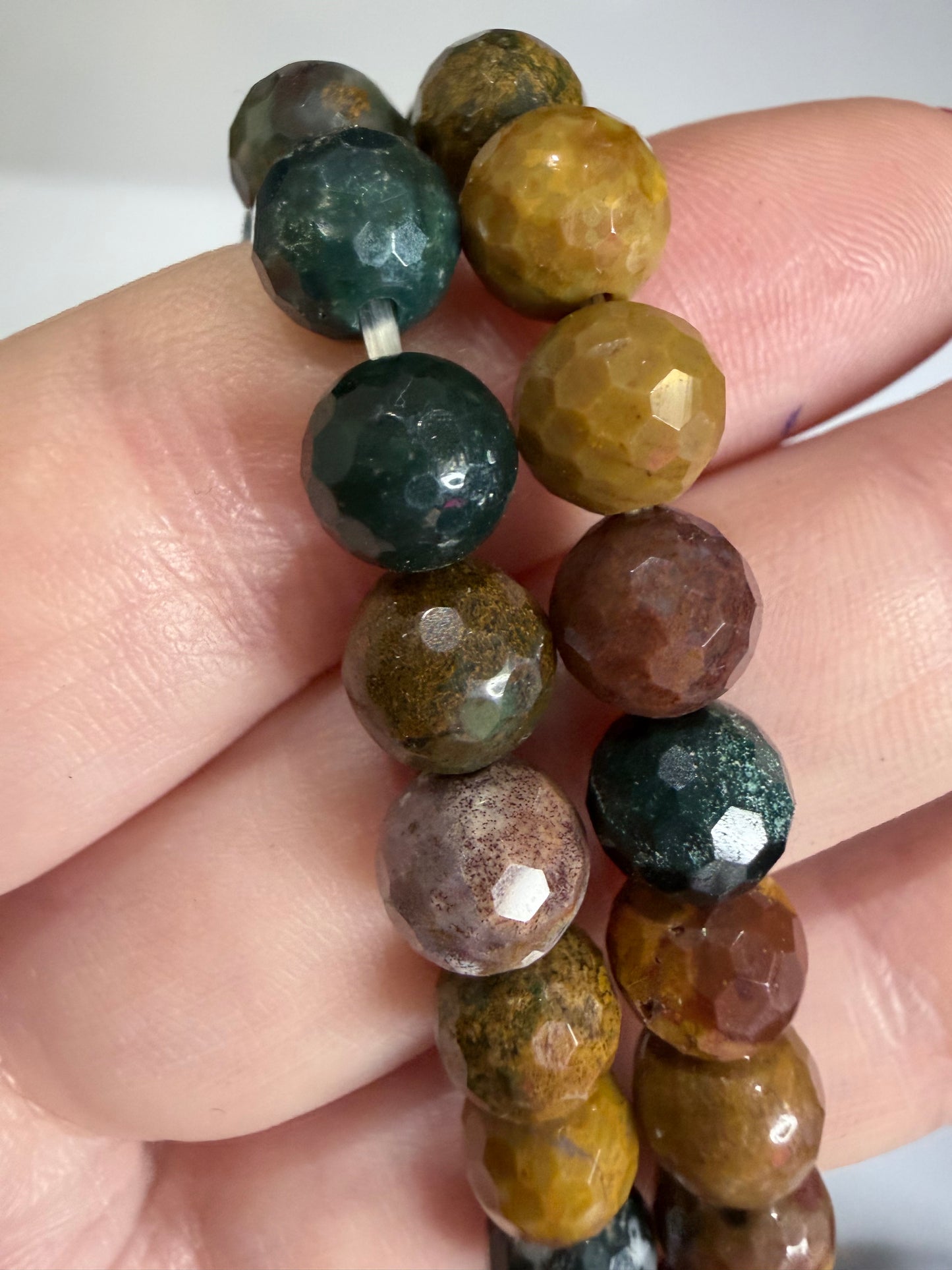 8mm Ocean Jasper Faceted Bracelet

Joy • Positivity • Emotional Healing