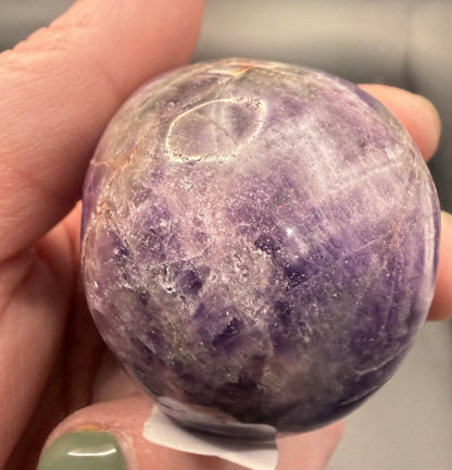 Dream Amethyst Skull Carving – 130g | 5.6 × 4.2cm