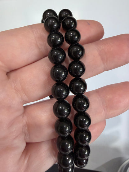 8mm Black Obsidian Bracelet Protection & Energy Shielding