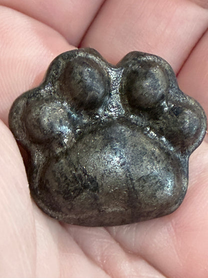 Paw Print Mini Crystal Carvings – Various Materials | 3cm