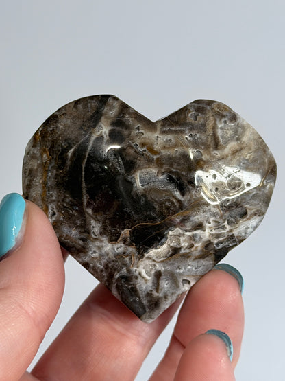 Sphalerite Free-Standing Heart B 6cm