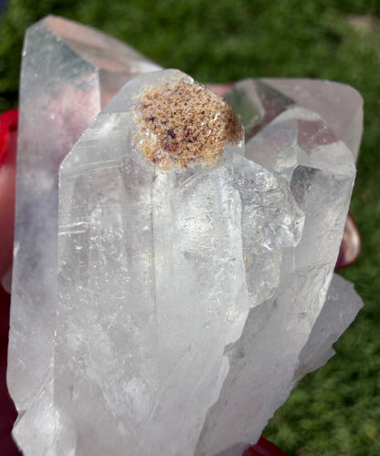 Clear Quartz Cluster with Natural Mineral Inclusions – 92g