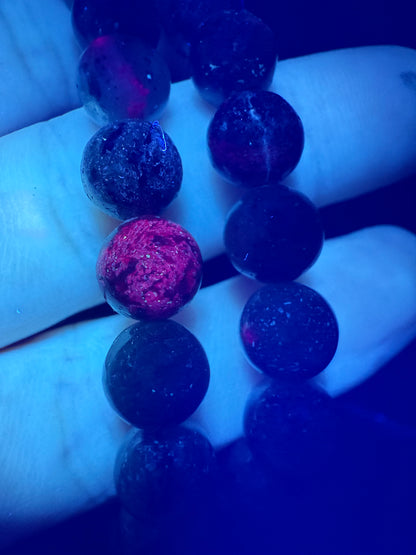 Ruby in zoisite Bracelet 8mm