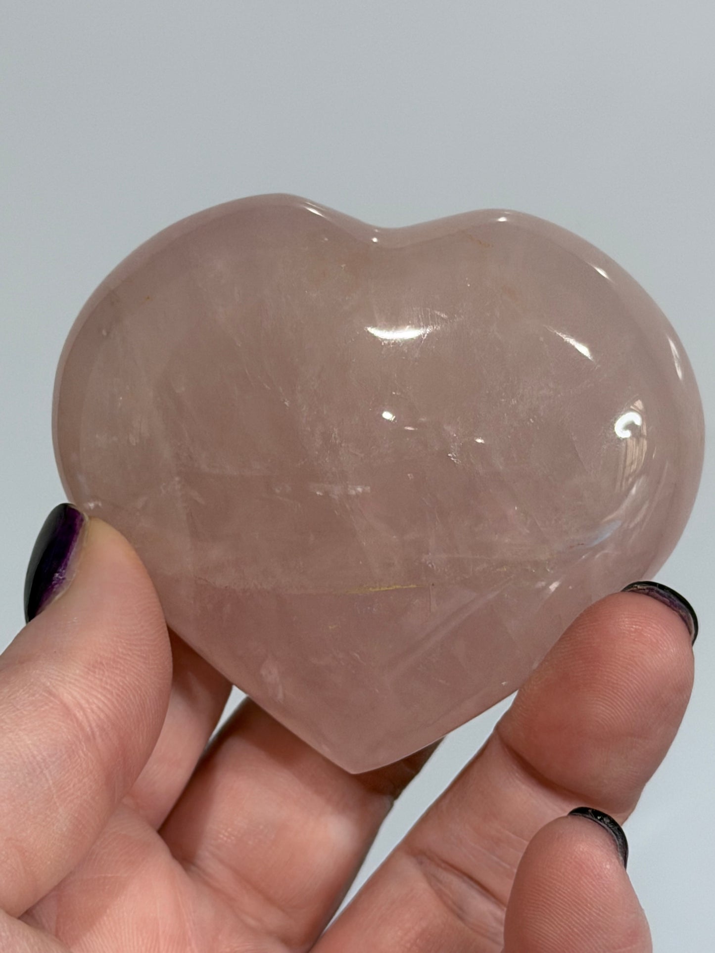 Rose Quartz Heart – C 7cm