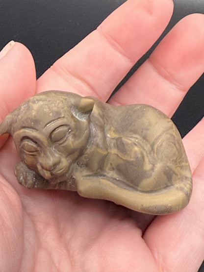 Sleeping Lion (Simba) Yellow Jasper