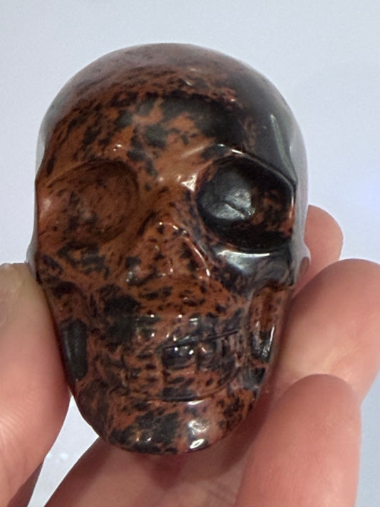 Mahogany Obsidian Crystal Skull – 6cm