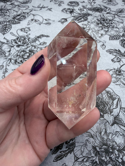 Light Smokey Quartz Double Terminated Point with Inclusions (88g)