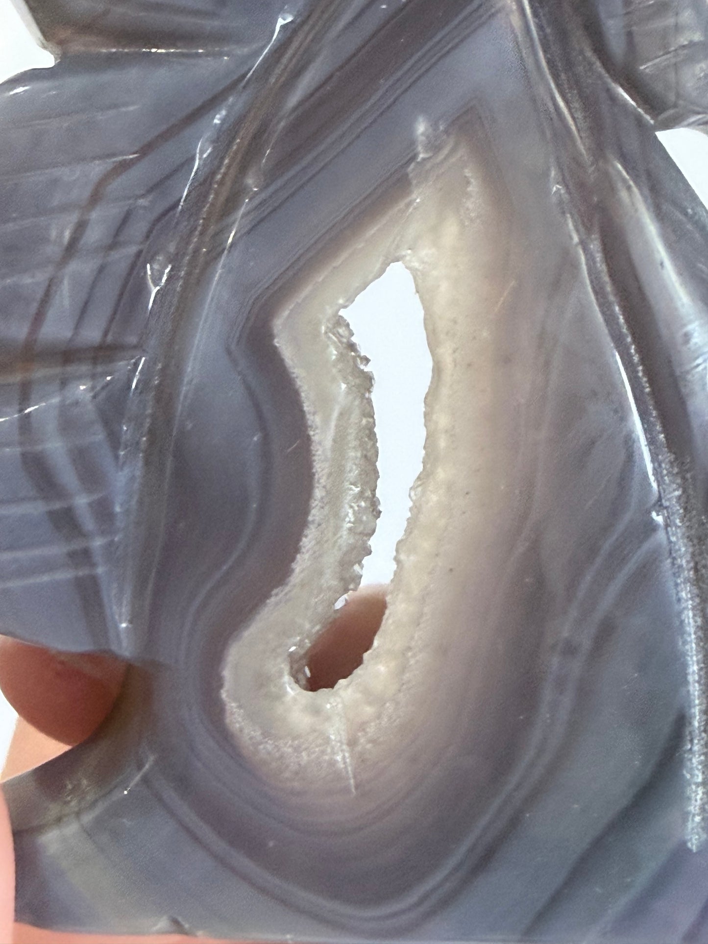 Agate Unicorn Druzy Carving – 10cm | 145g