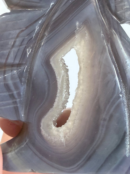 Agate Unicorn Druzy Carving – 10cm | 145g
