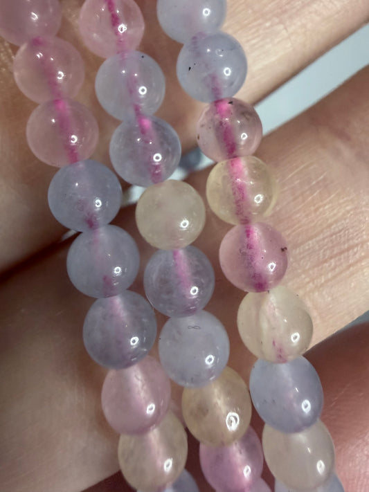 4mm Morganite Bracelet –

Love • Compassion • Emotional Healing