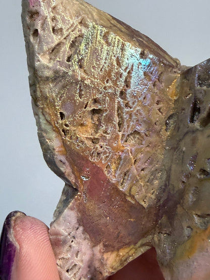 Aura-Coated Sphalerite Butterfly A