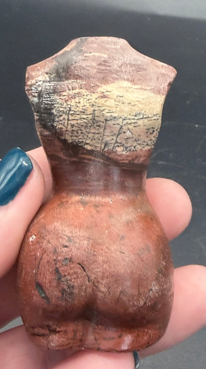 Picture Jasper Goddess Body Carving – Strength • Grounding • Earth Connection