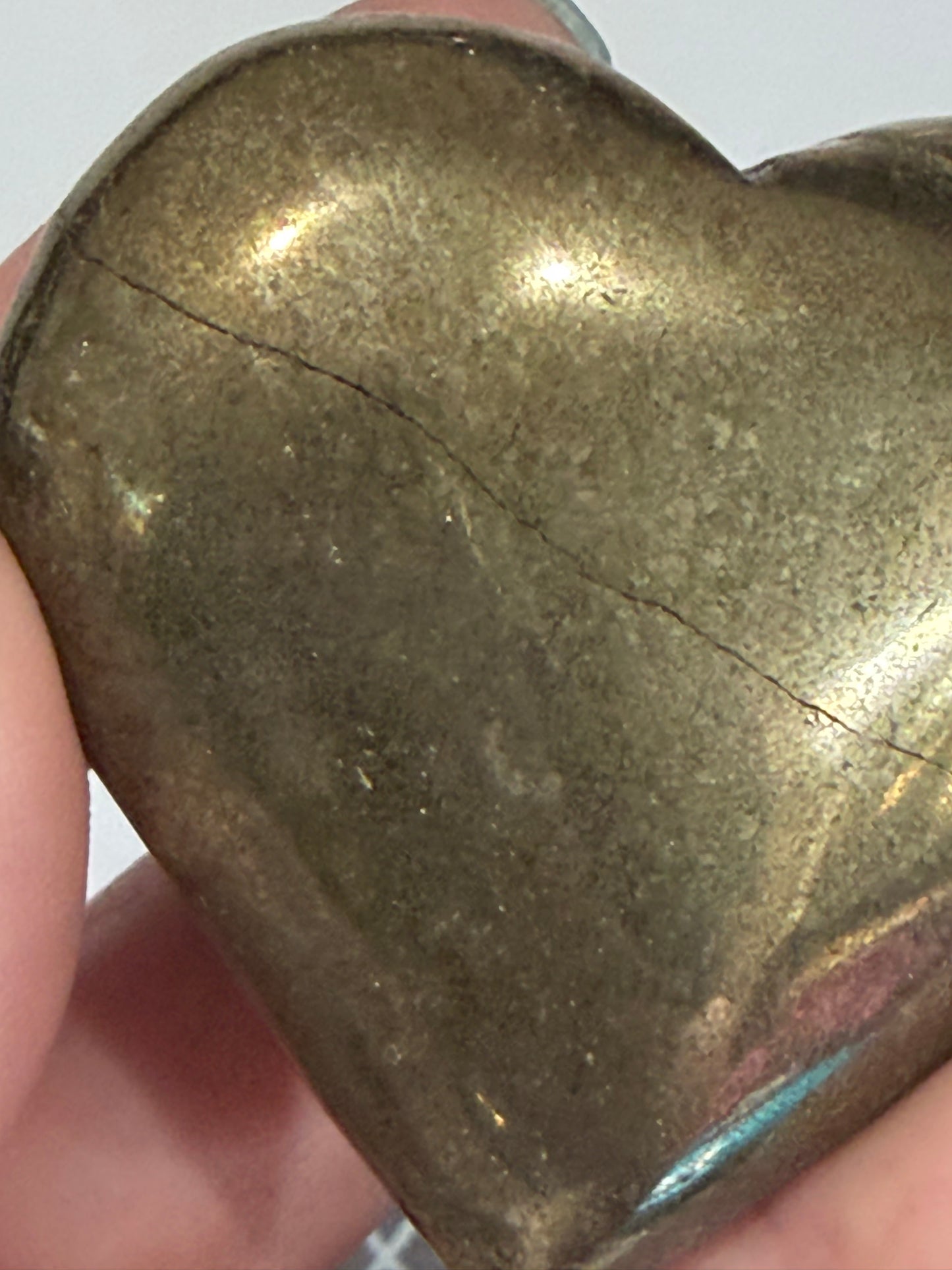 Pyrite Heart with Stand 5.6cm C
