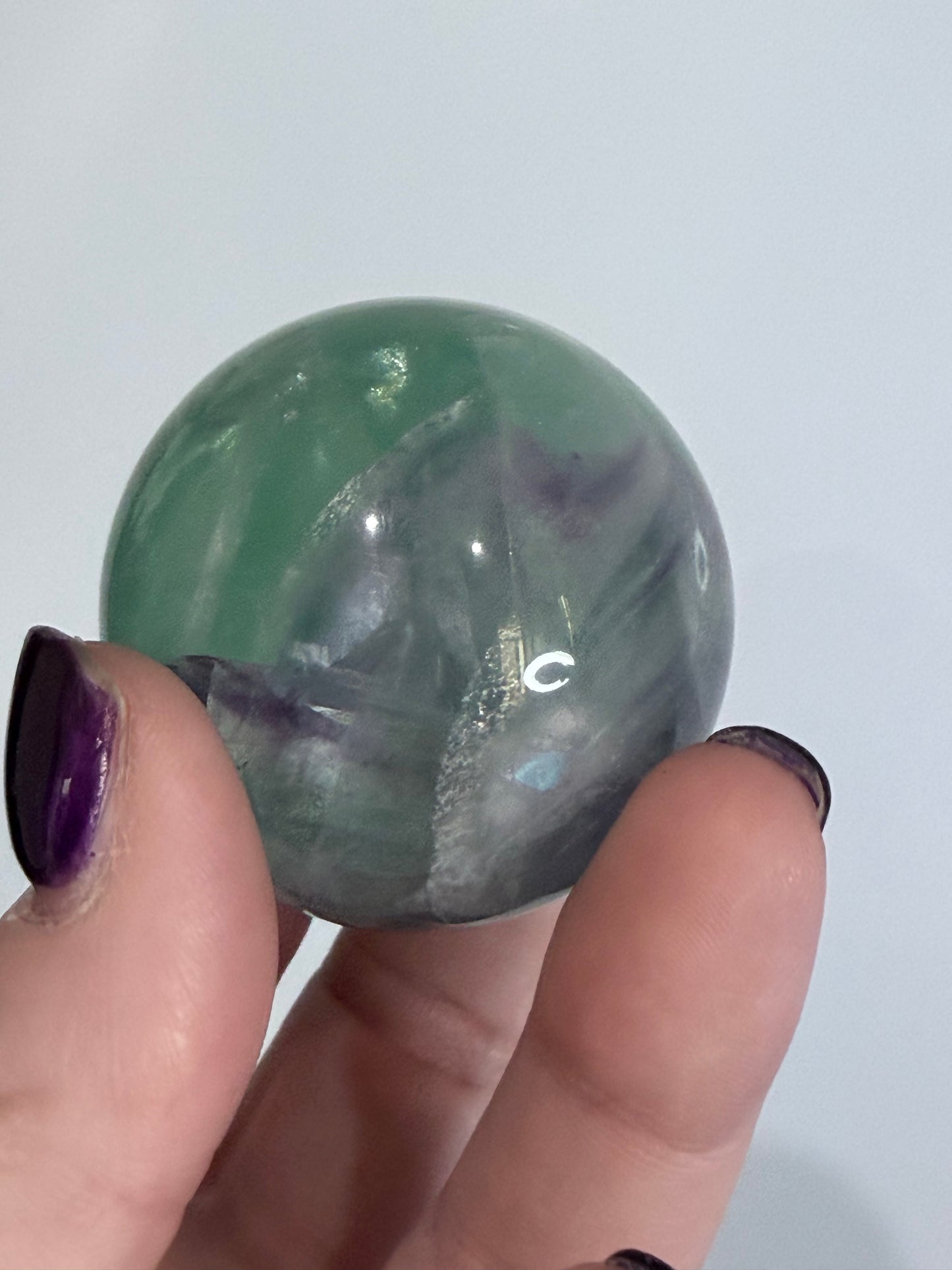 Rainbow Fluorite Sphere – 145g