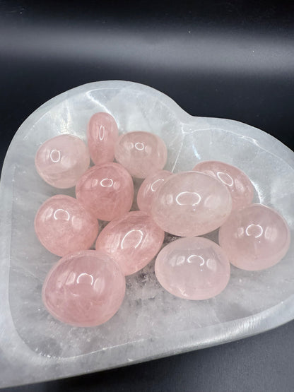 High Quality Rose Quartz Tumbles