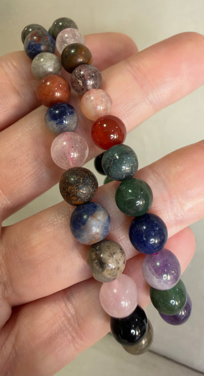 8mm Mixed Stone Bracelet