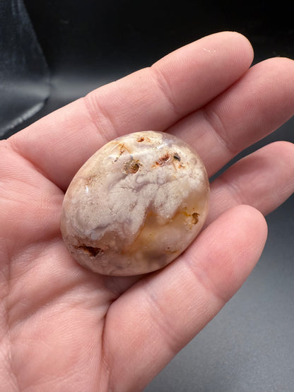 Flower Agate Mini Palm Stones
