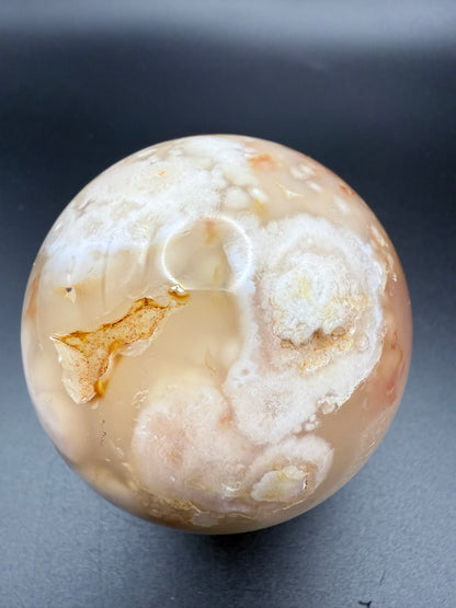 Flower Agate Sphere