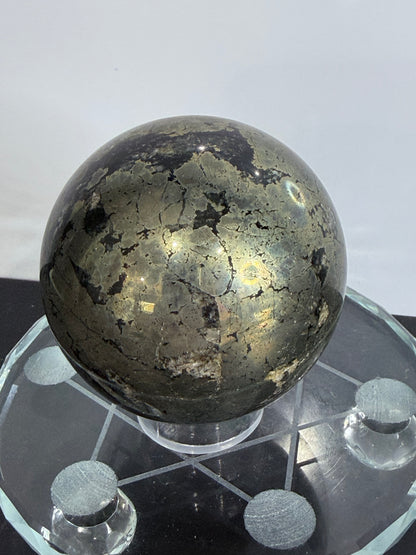 Pyrite Crystal Sphere – 6.7cm | 610g