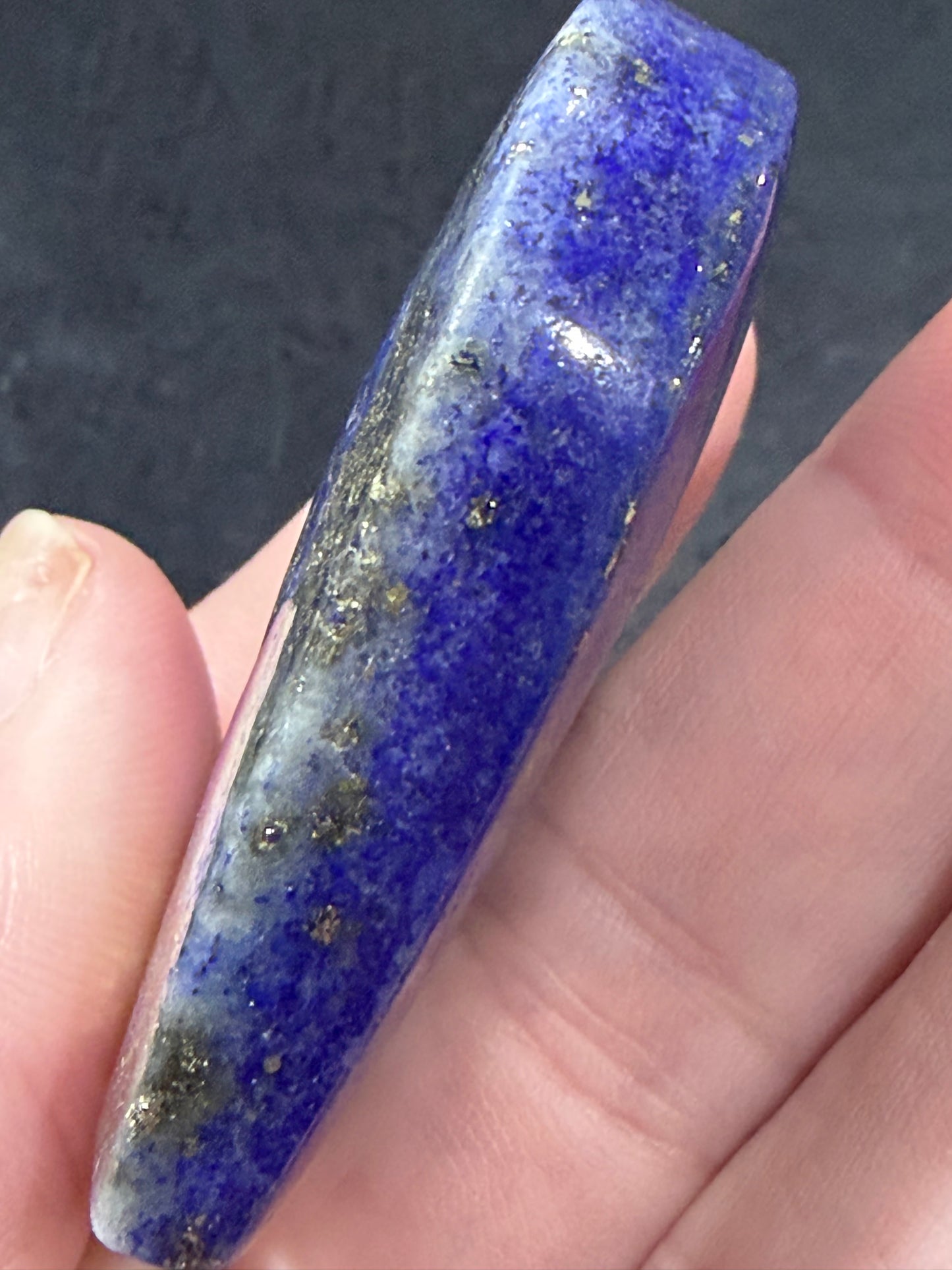 Natural Lapis Lazuli Heart with Pyrite | 5.2 cm | 60g E